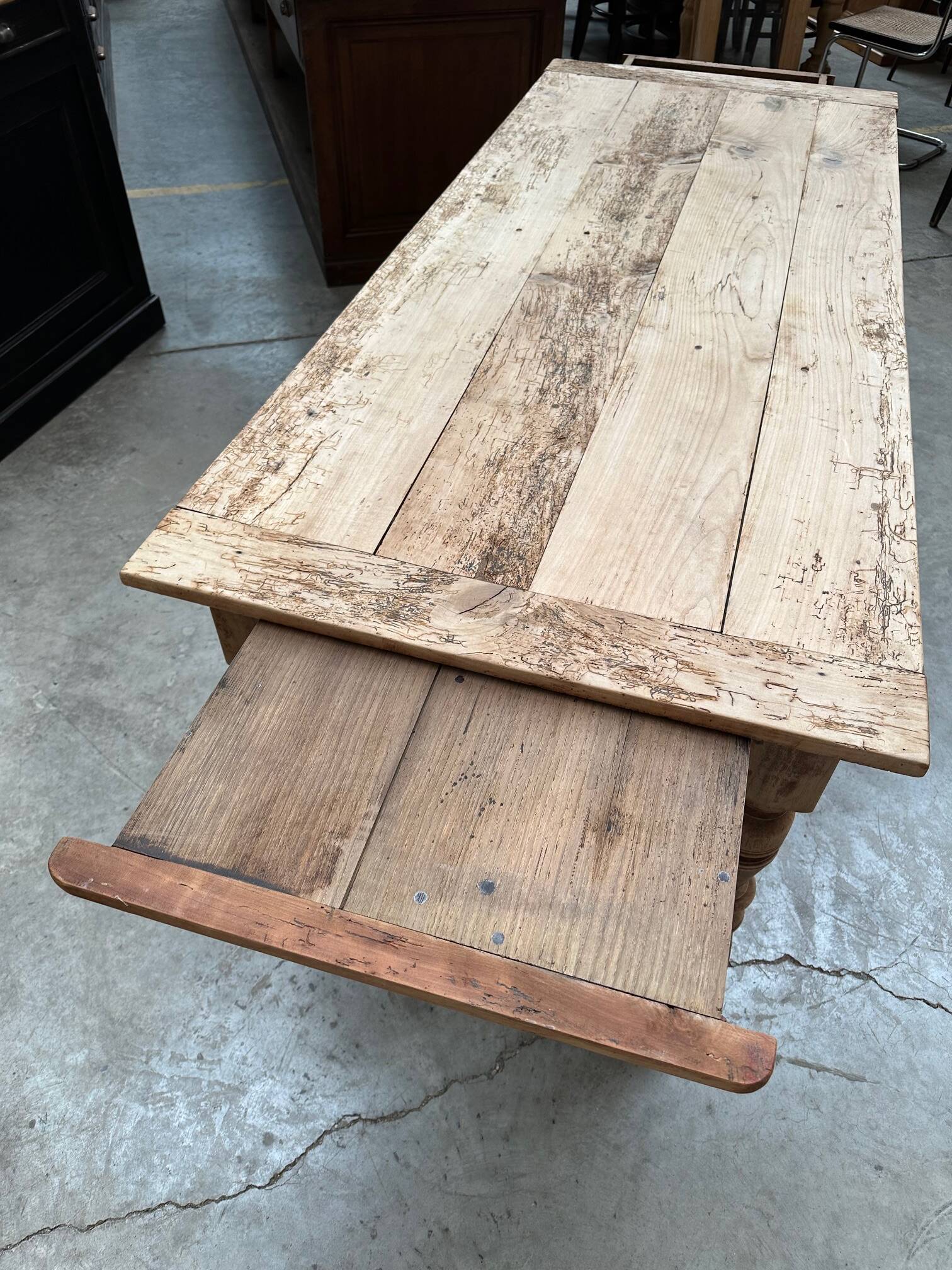 19th century farmhouse table