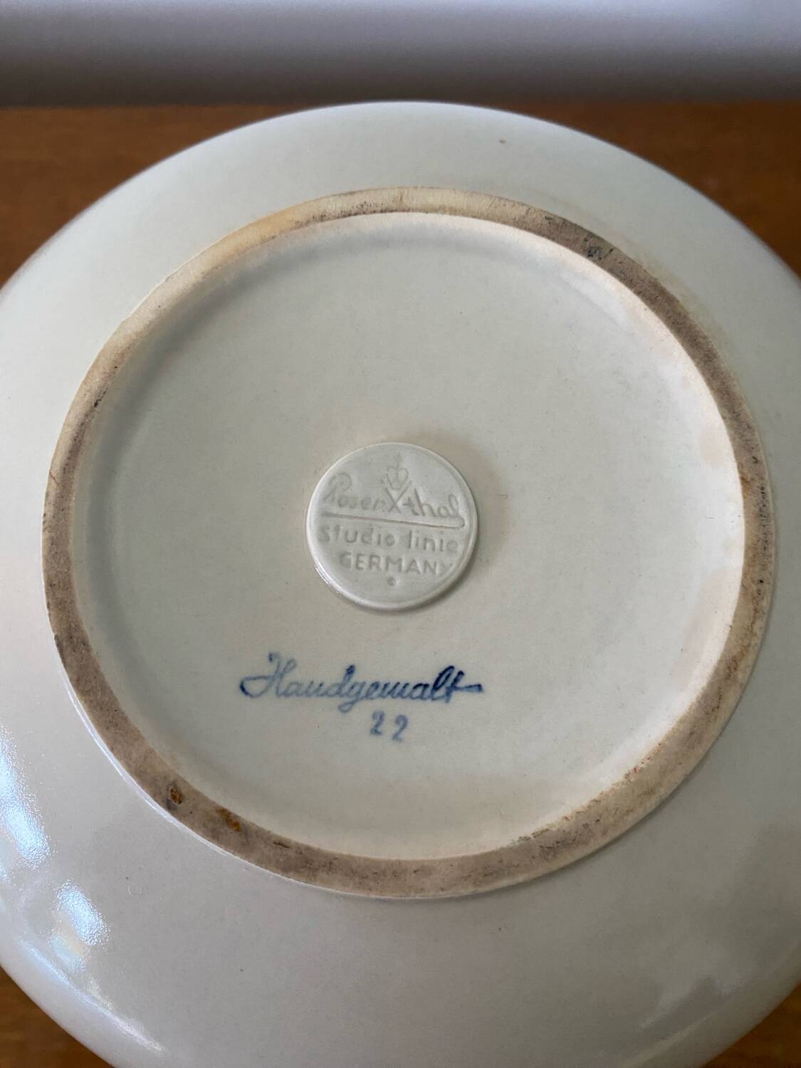 Old terrine stew roserthal ceramic pot made in germany vintage #b9