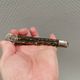 Old cigar cutter of stag horn and stainless steel. Solingen Germany 50-60s