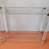 Console year 70 altuglas Romeo Rega Hollywood Regency