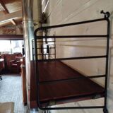 Suede string shelf