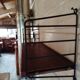 Suede string shelf