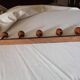 Bamboo style wooden coat holder 1960