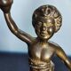 Set of two cherub cherub candlesticks