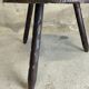 Vintage tripod coffee table in pine.