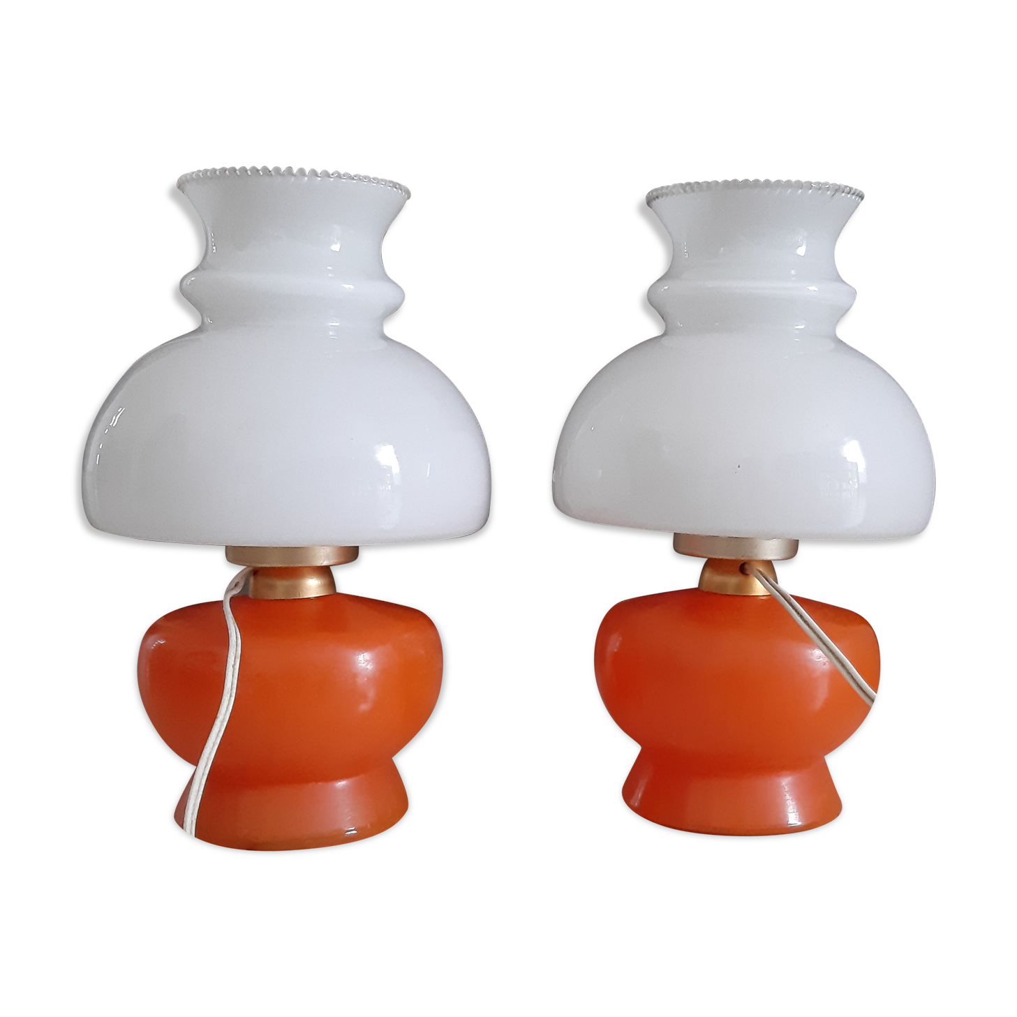 Paire de lampes vintage des années 60