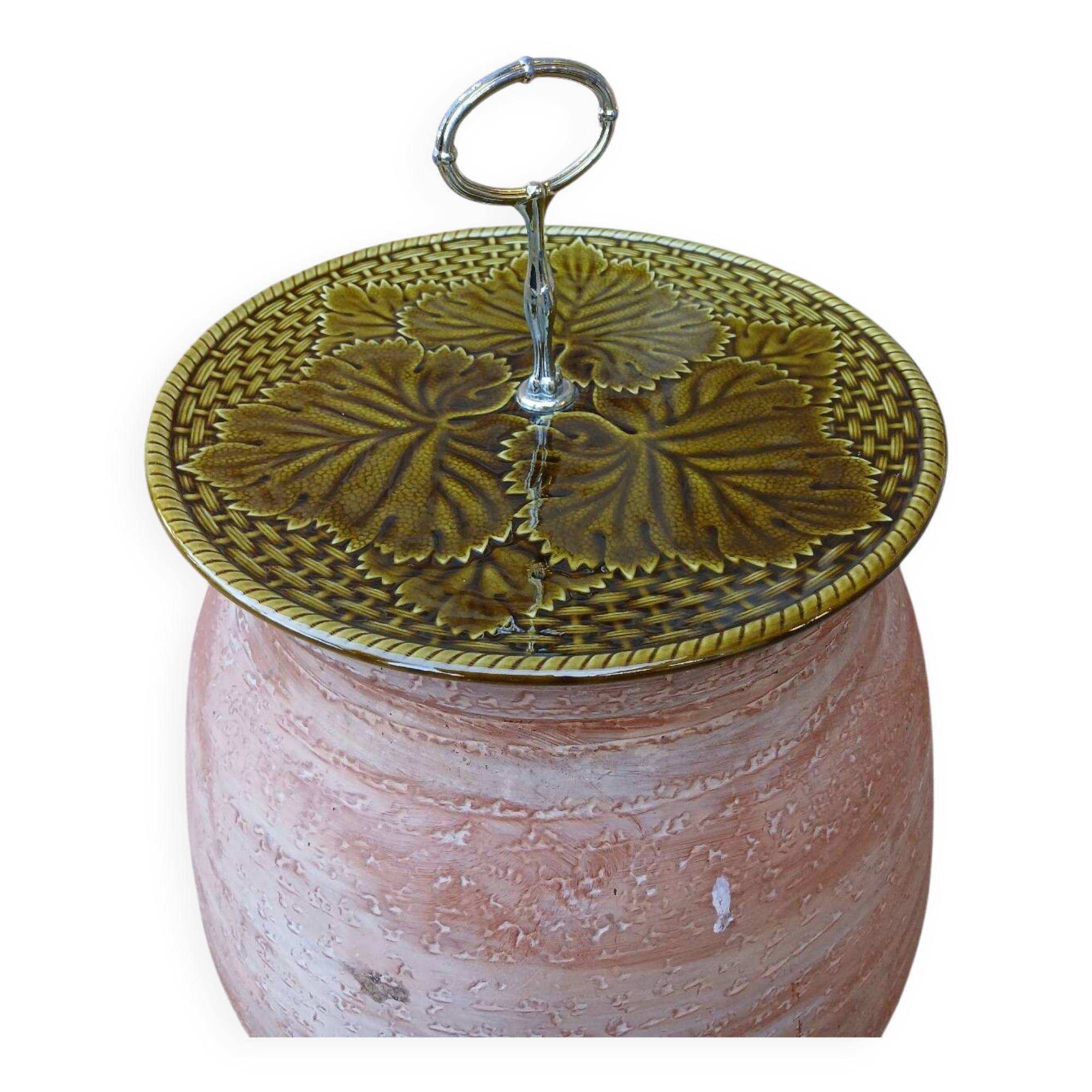 Antique cheese dish Gien