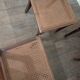 Set of 6 Louis XVI chairs in marquetry wood and caning.
