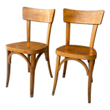Pair of vintage bistro chairs