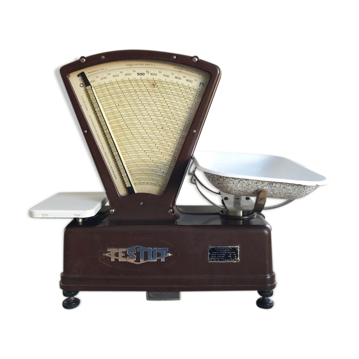 Testut scale in bakelite