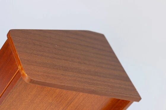 Teak wall shelf bedside - Denmark 1960s