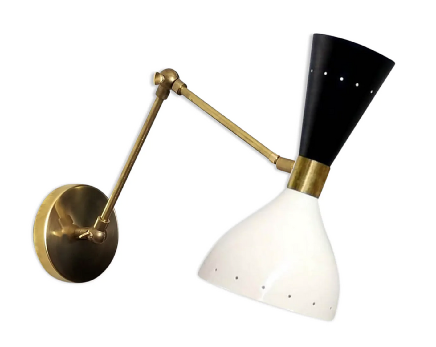 Articulable Black &White Moonlight wall lamp