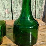 Vintage glass and carafe service