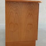 Vintage chest of drawers with bamboo and rattan details