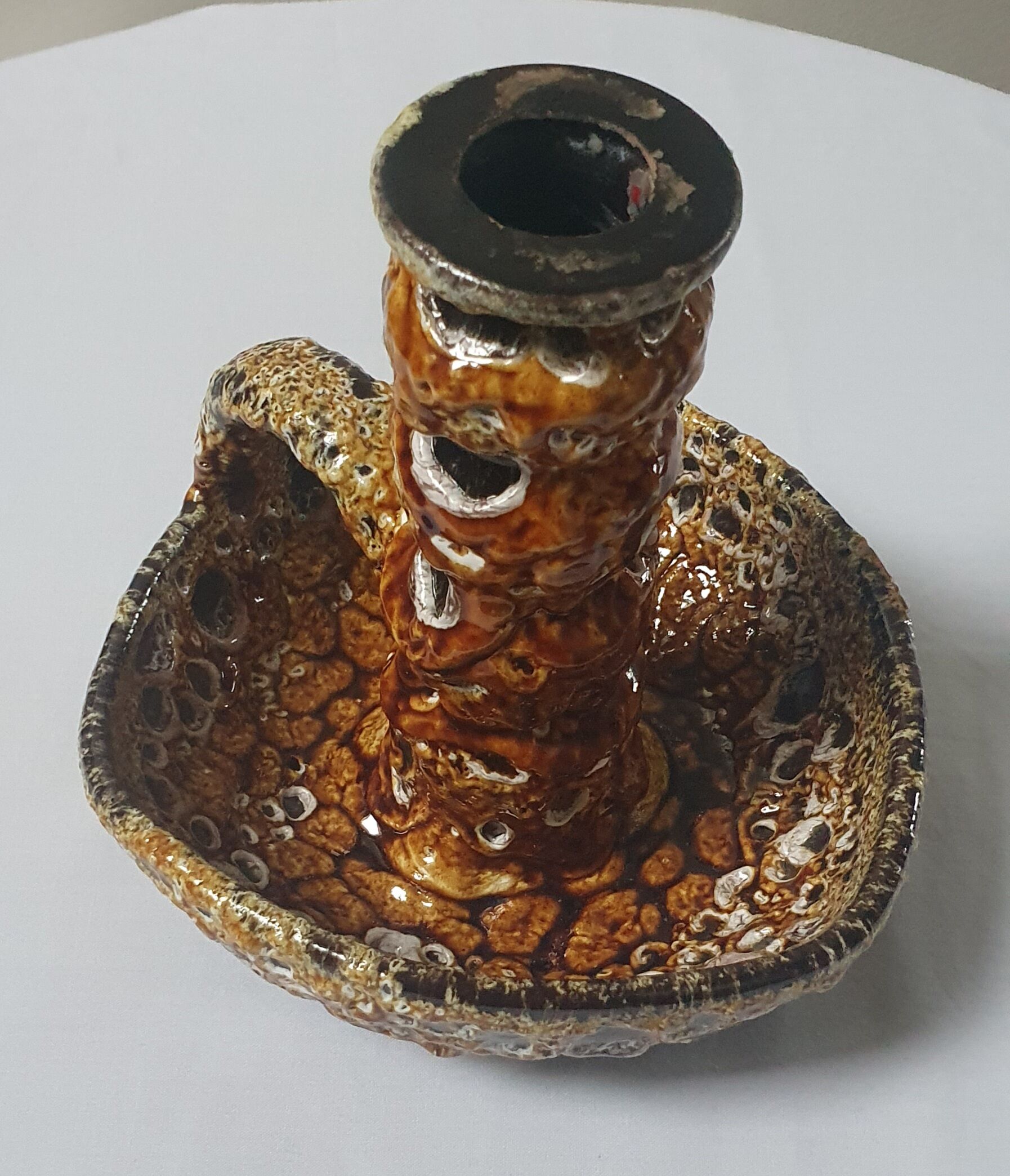 Ceramic candle holder