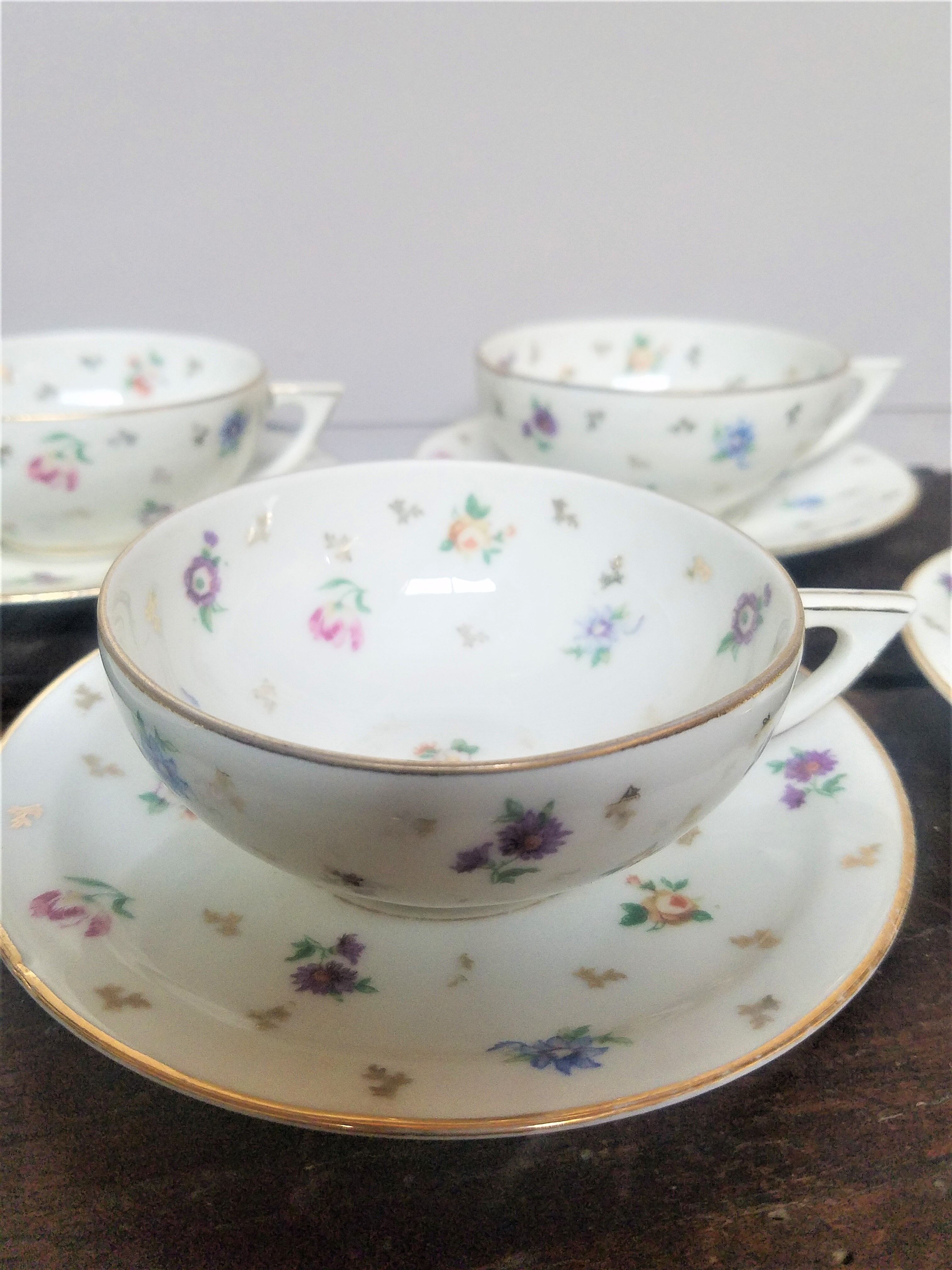 Tea and dessert service art deco