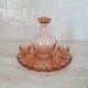 Jug and 4 glasses on Rosaline tray / Liqueur service