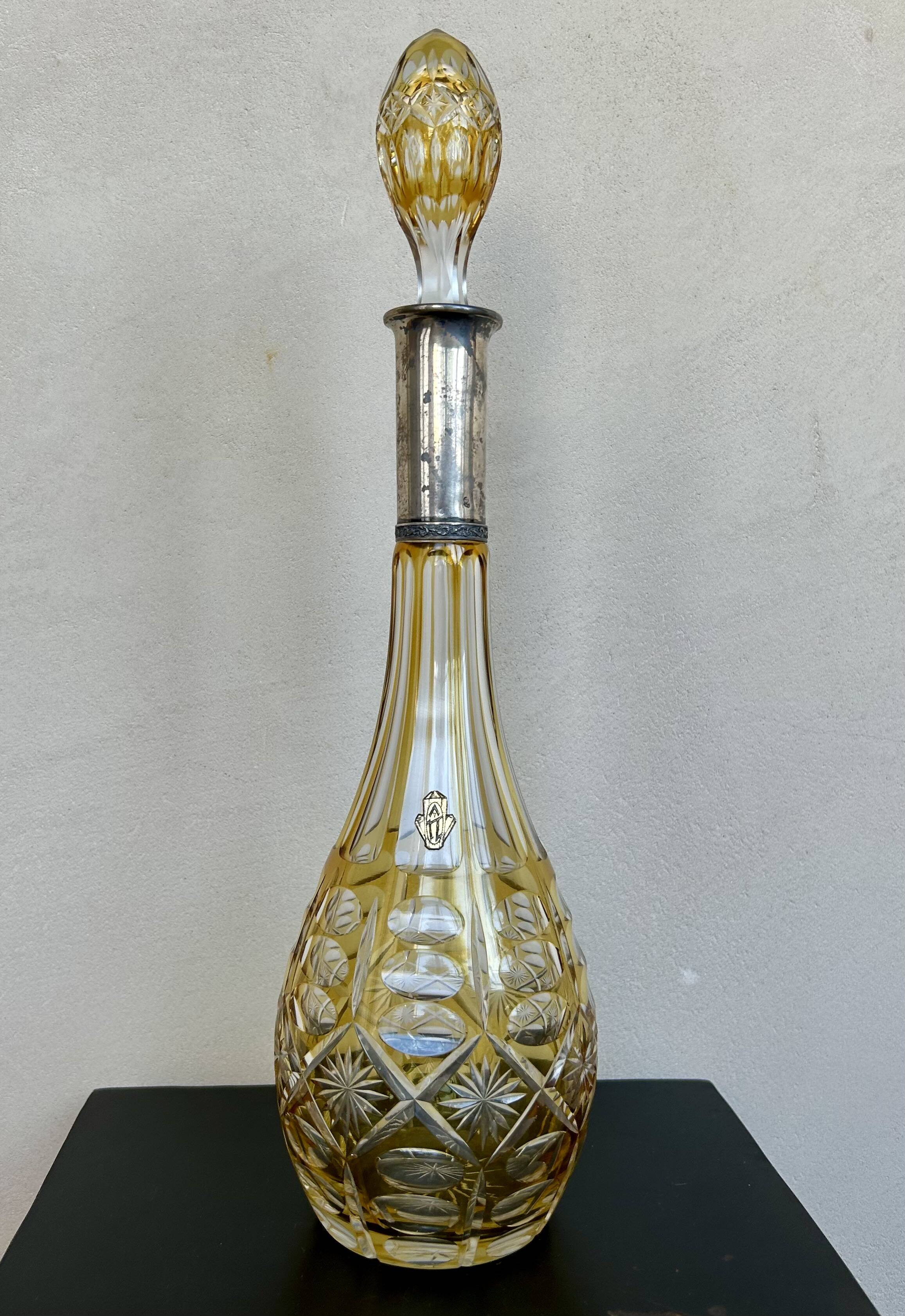 caraffa in crystal of boemia