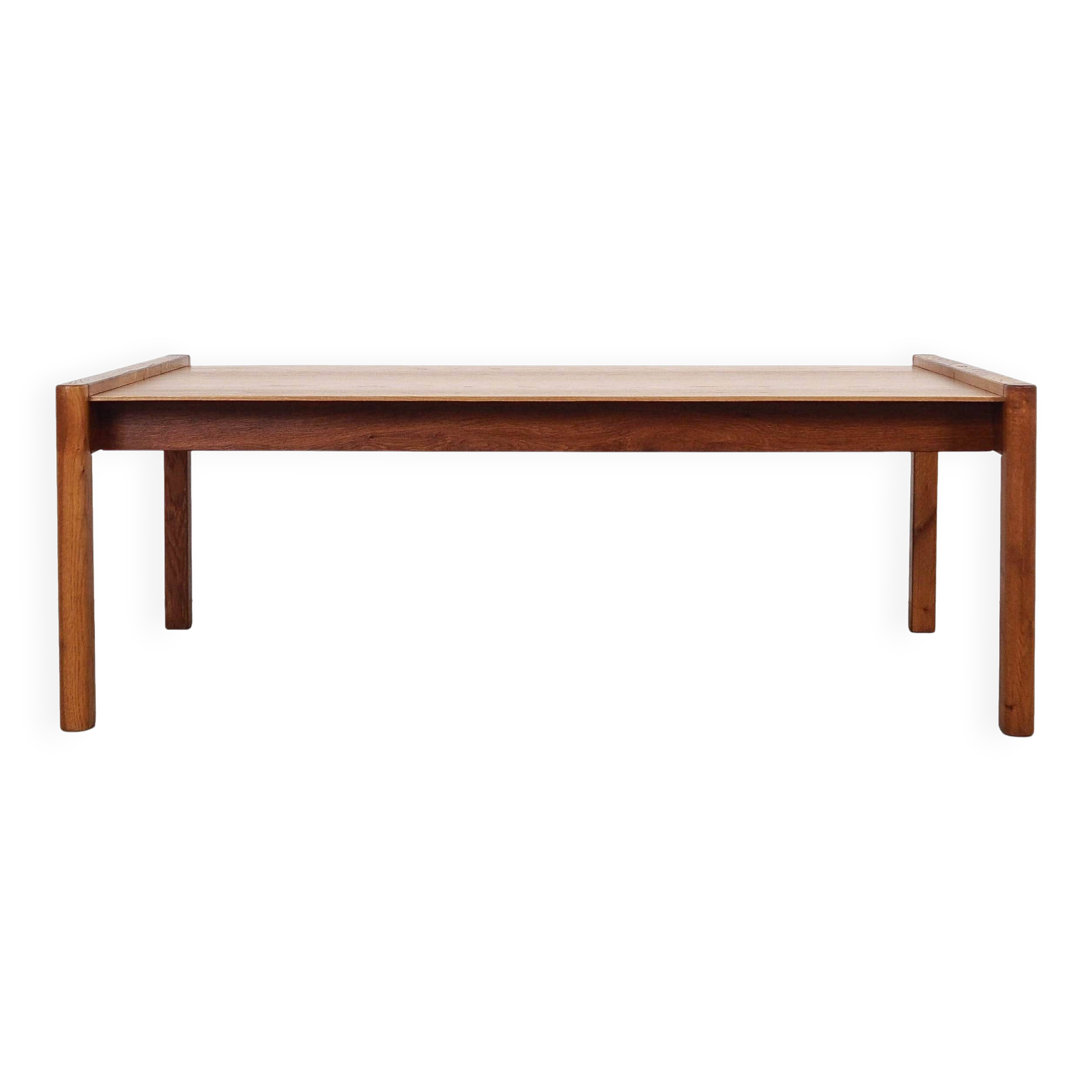 Oak coffee table, Danish design, 1970s, made in Denmark