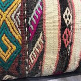 Coussin de tapis kilim turc noué à la main 40x60cm