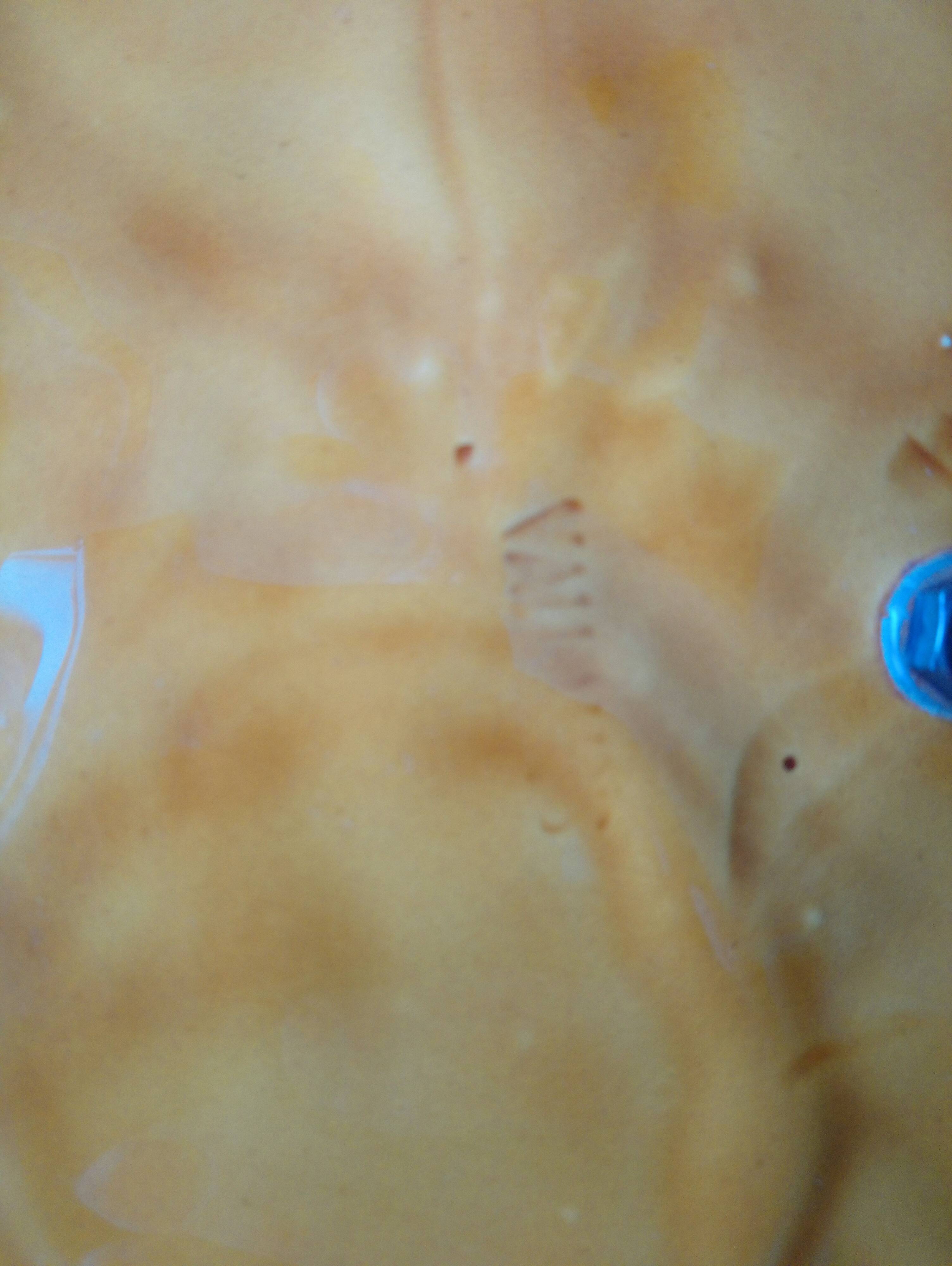 Vallauris cheese tray orange theme year 1970