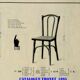 Chaise bistrot  Thonet N°118 pieds compas 1895, cannée