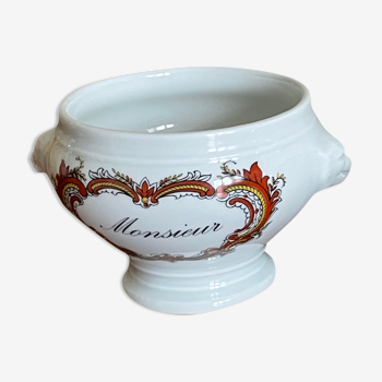 Duo of bowls to grainer Monsieur Madame