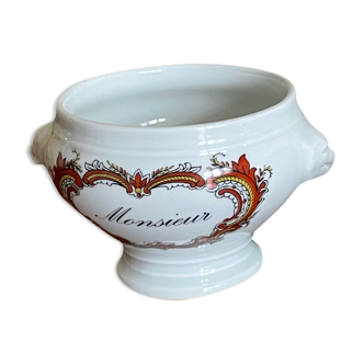 Duo of bowls to grainer Monsieur Madame