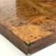 Table basse vintage de Smania en bois de ronce