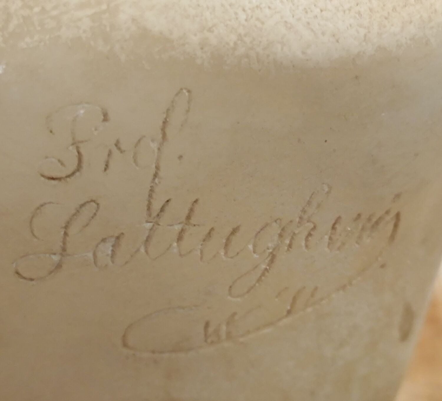 Bust of a woman in alabaster