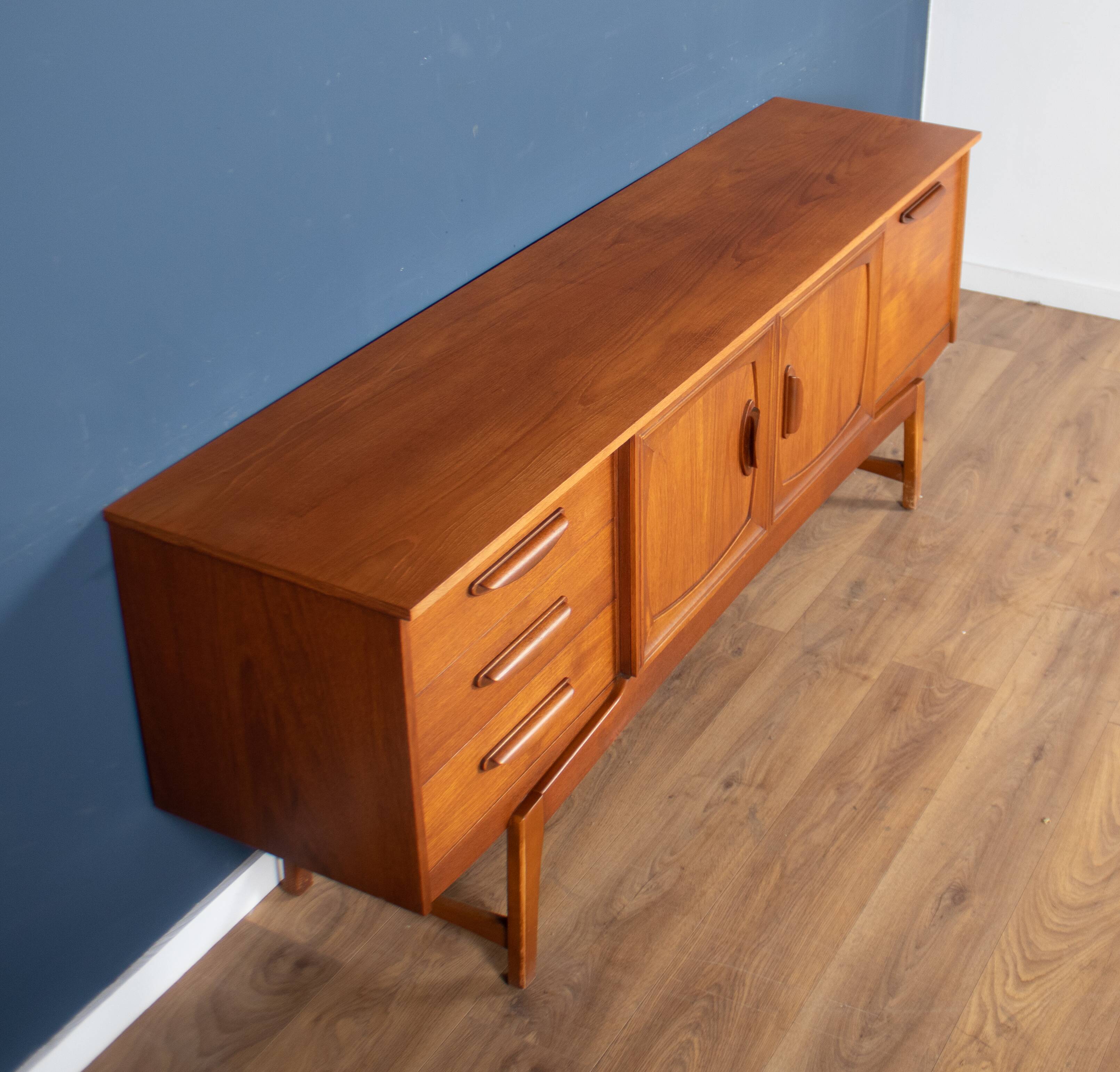 Retro teak 1960s stonehill mid century sideboard