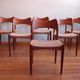 Danish Dining Chairs by Arne Hovmand Olsen for Mogens Kold, Set of 6, 1960s