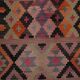 Vintage Turkish hallway rug 94x405 cm