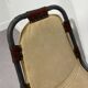 Paire de chaises tubulaires en fer