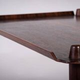 Rosewood Table Plateau by Poul Hundevad for Vamdrup, Denmark, 1960s