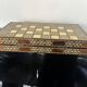 Jeu de Backgammon ancien en Bois Marqueté Syrien