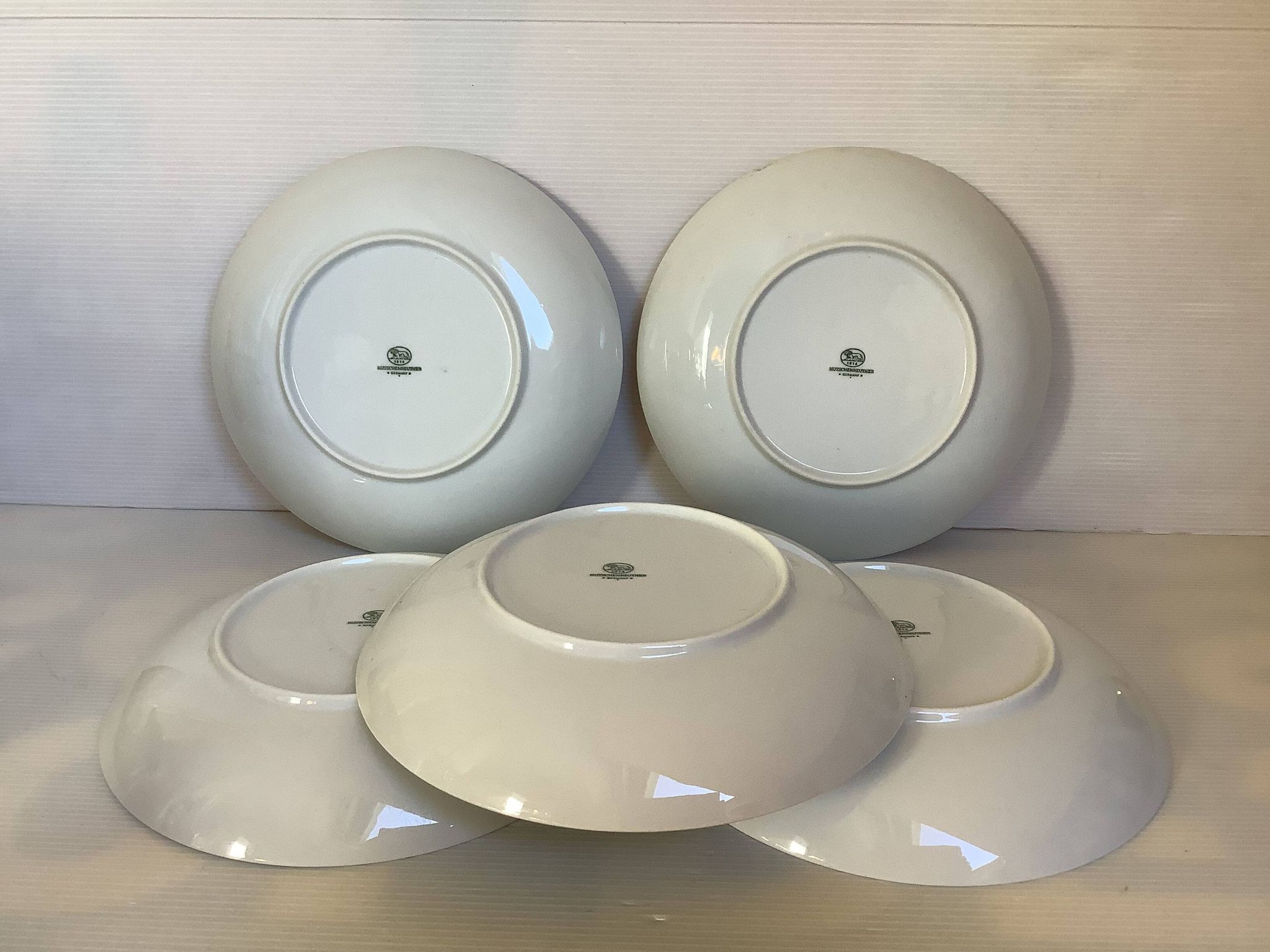 Five vintage Hutschenreuther Germany plates