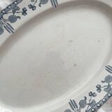 Oval ironstone dish “Hazelnuts” U&C Sarreguemines
