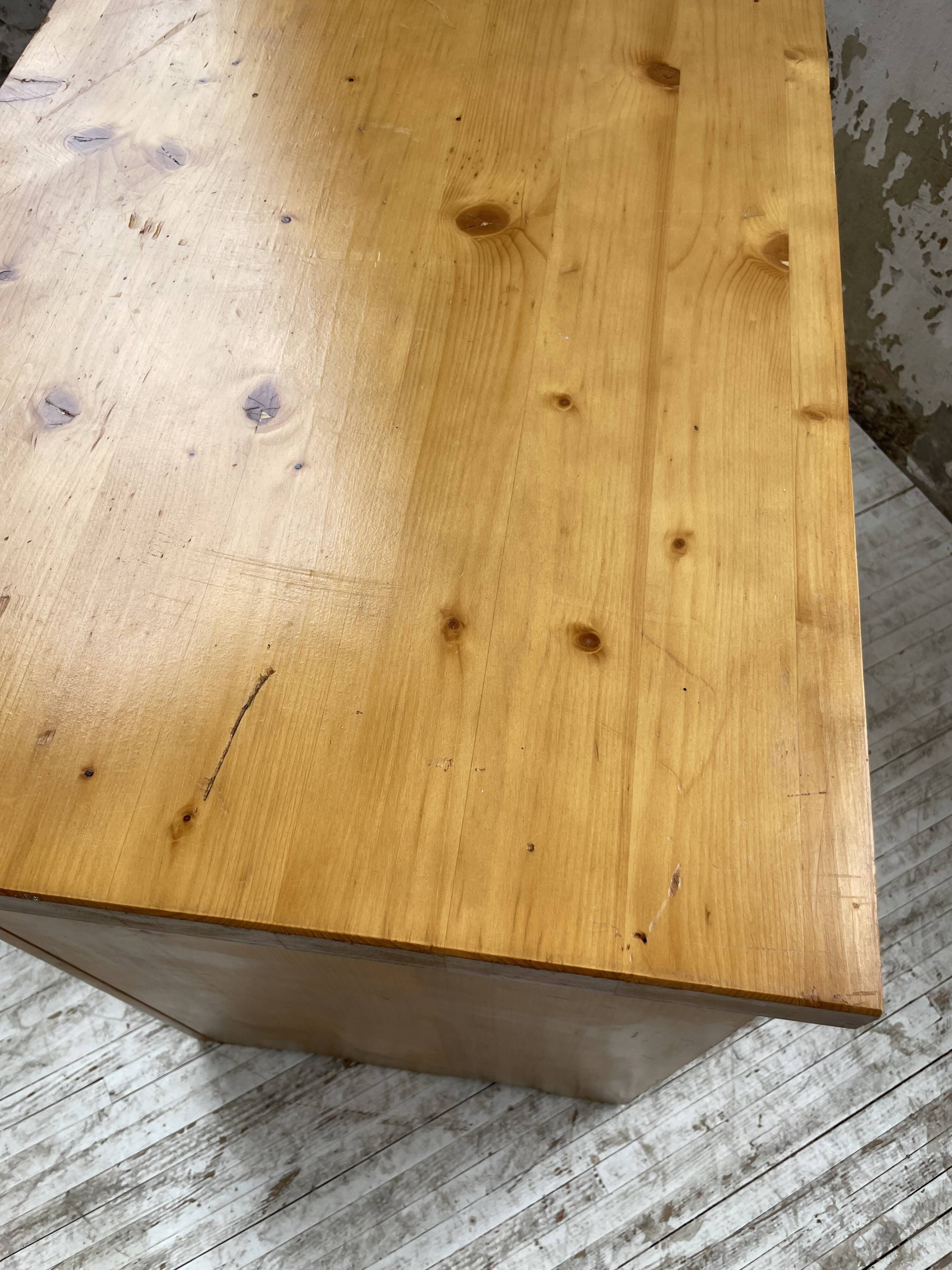 80s pine chest of drawers, mountain furniture