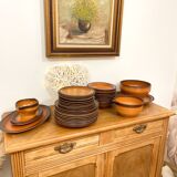 Stoneware service - St Amand earthenware - Meylan model