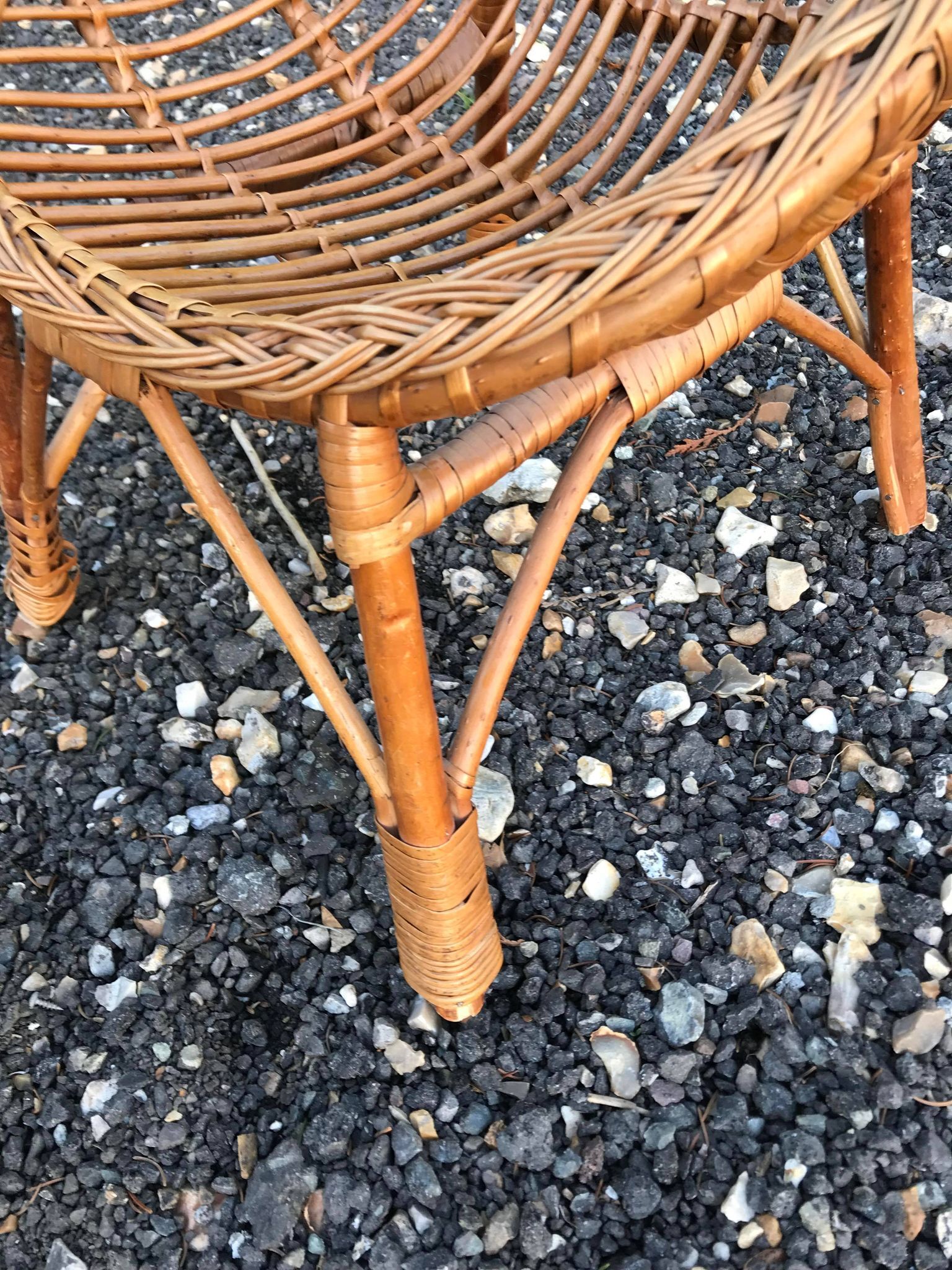 Children's rattan chair