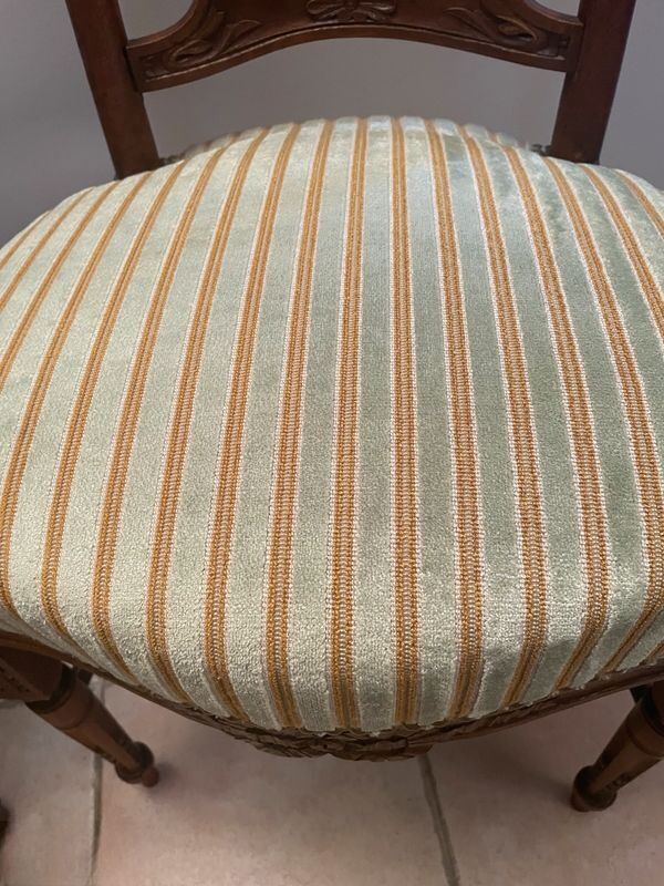 2 chaises style louis xvi - renovation complete