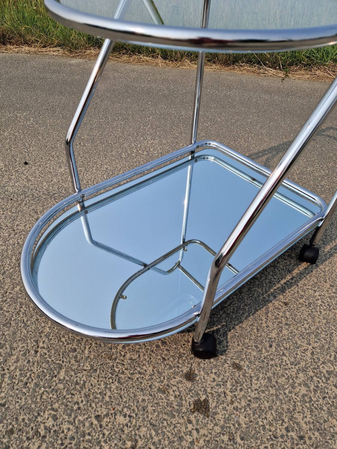 Tubular serving trolley, 1970s