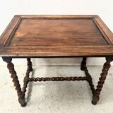 19th-century solid walnut desk.