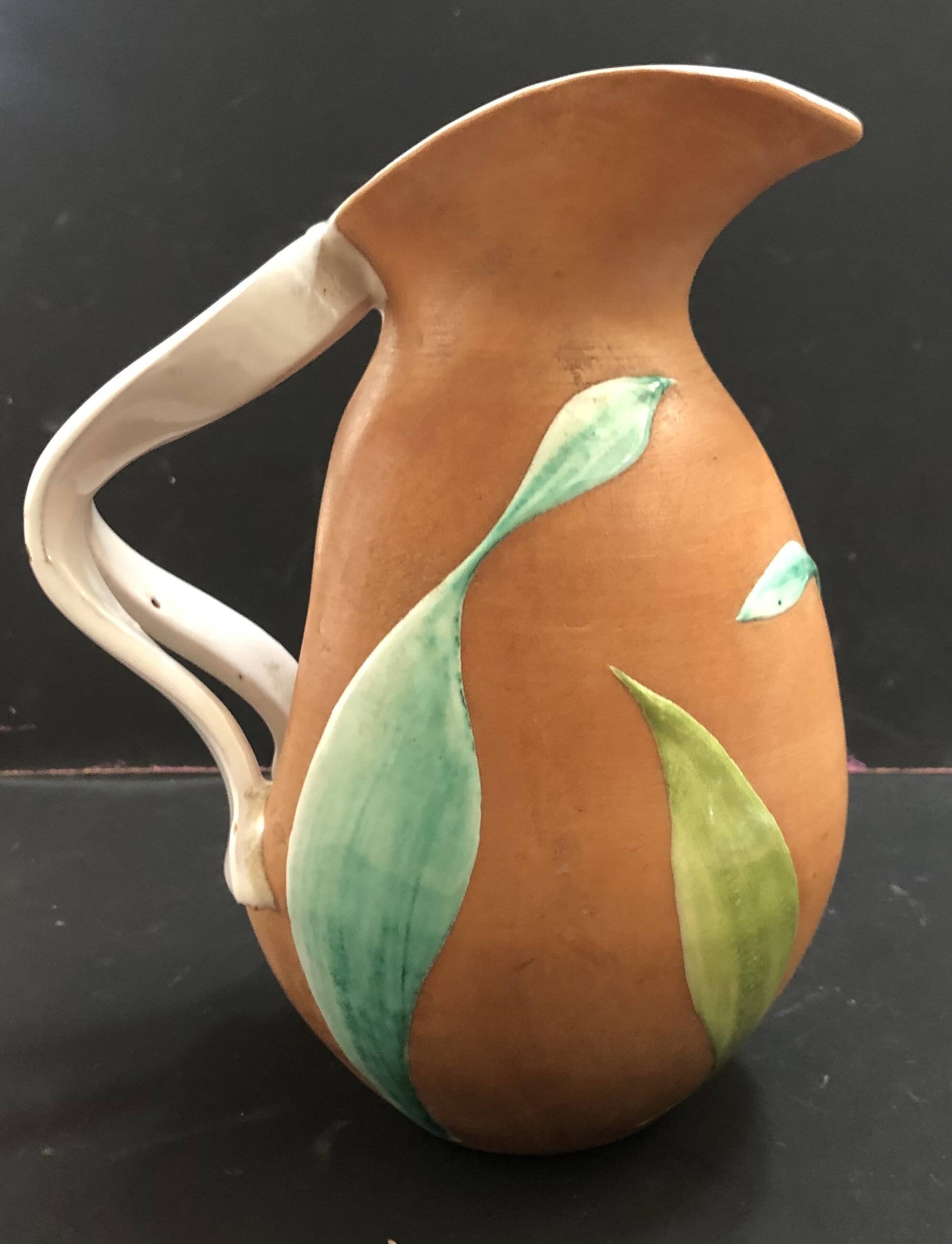 Ceramic pitcher vase by Fiamma, Italy