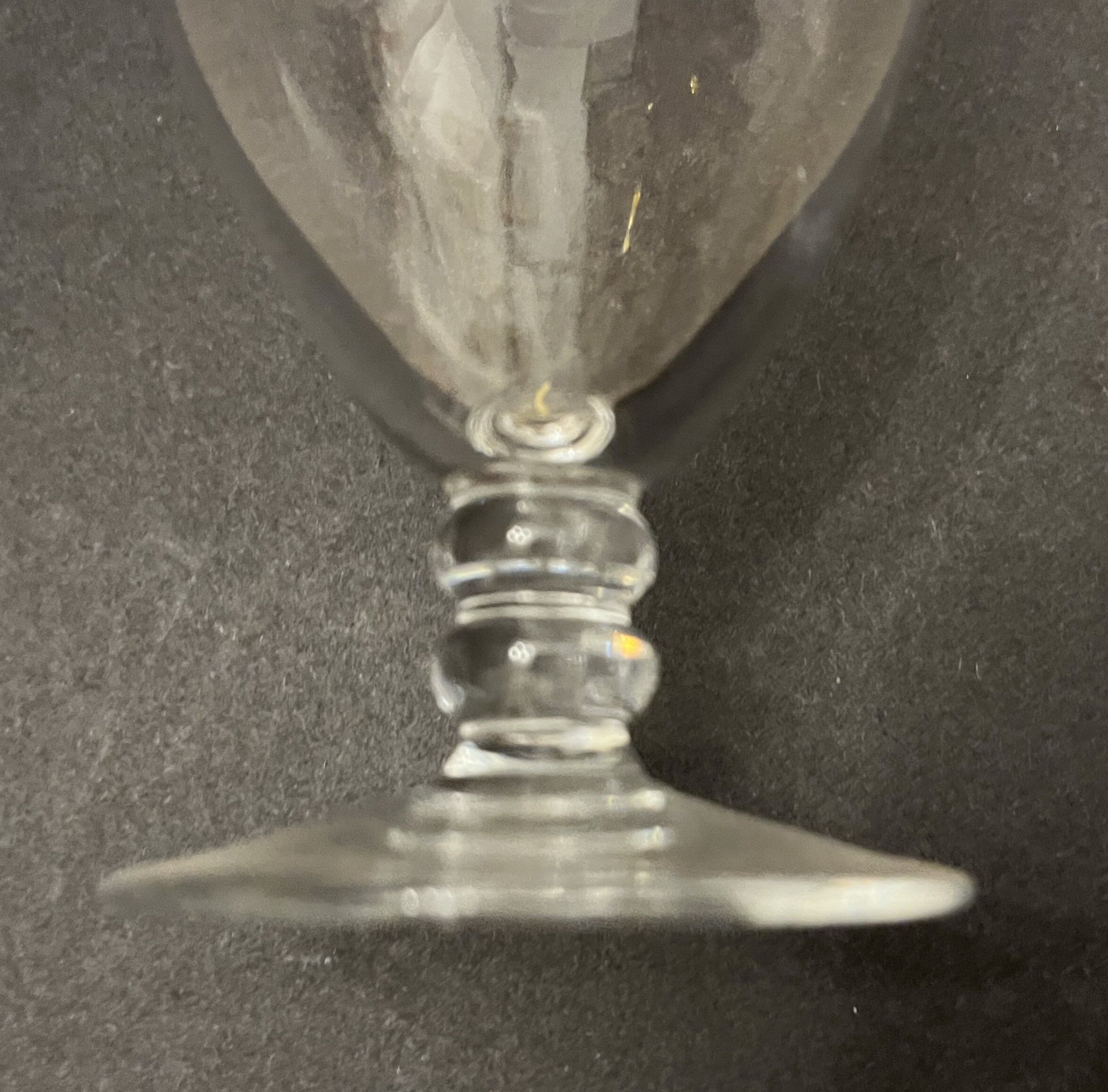 5 crystal port glasses