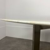 Oval marble table from the 70s