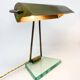 Mid-Century Modern Glass & Brass Table Lamp attributed to Pietro Chiesa, 1950s