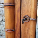 Cabinet beginning 20 th in turned pine and pitchpin