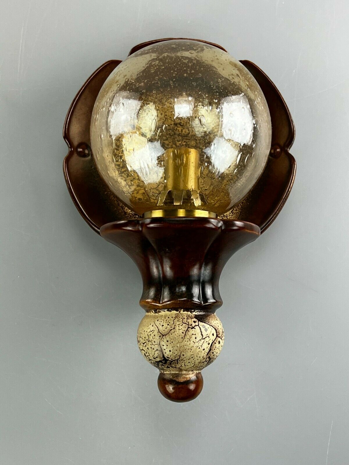 Mid-century ceramic wall light from the 70s